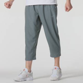 耐克（NIKE）运动裤男裤2024夏季休闲裤梭织透气宽松七分裤FB7503-084 FB7503-084灰色 M