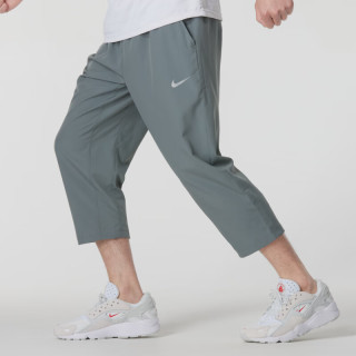 耐克（NIKE）运动裤男裤2024夏季休闲裤梭织透气宽松七分裤FB7503-084 FB7503-084灰色 M