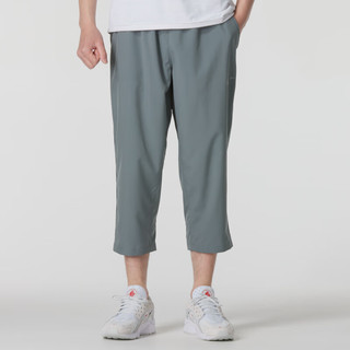耐克（NIKE）运动裤男裤2024夏季休闲裤梭织透气宽松七分裤FB7503-084 FB7503-084灰色 M