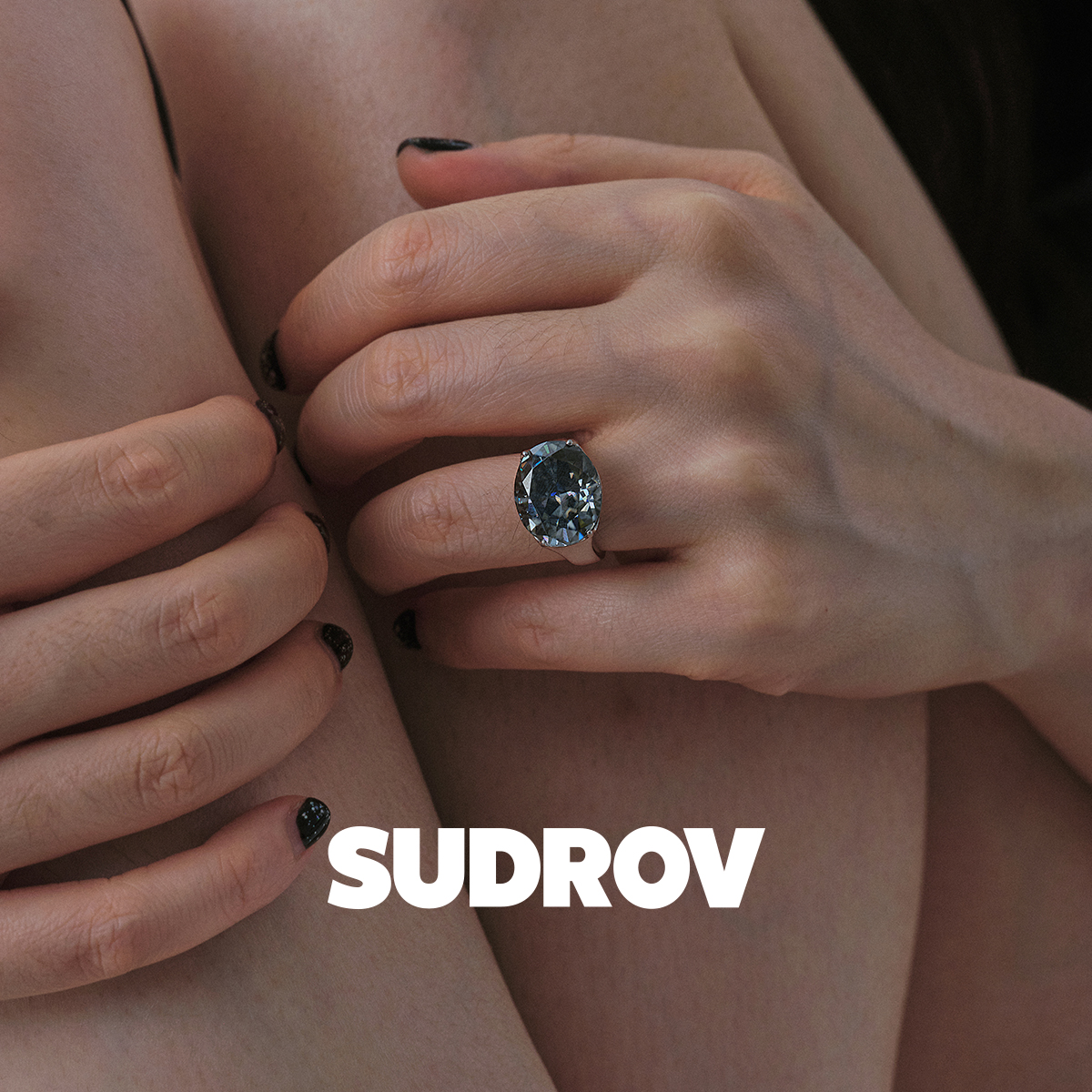 【9克拉】SUDROV素觉小众设计鸽子蛋莫桑石戒指求婚钻戒