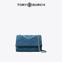 TORY BURCH 汤丽柏琦 FLEMING小号丹宁单肩包 154739