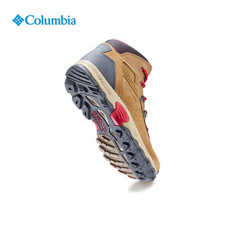 Columbia哥伦比亚户外儿童拒水缓震抓地耐磨旅行野营徒步鞋BY1016 288 卡其色 35码 (22cm)