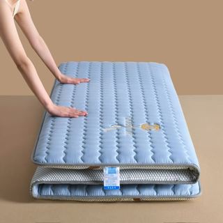 猫人（MiiOW）A类乳胶床垫子1.5x2米榻榻米记忆棉软垫单人宿舍海绵席梦思垫褥子 鑫奈儿-梦幻蓝【A类原棉乳胶垫】 双人床：1.8x2.2米【久睡不塌】