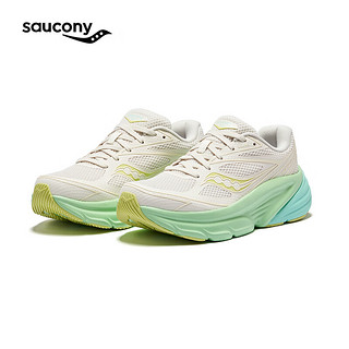 Saucony索康尼GUARD AMR复古跑鞋女夏季透气同款休闲跑步运动鞋子 米绿 38