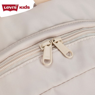 Levi'sLevis李维斯儿童书包女生小校园双肩包男童超轻书包1-6年级 流沙米色 8A