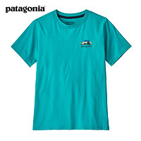 Patagonia 巴塔哥尼亚 儿童棉质T恤 Skyline Stencil 62265 patagonia