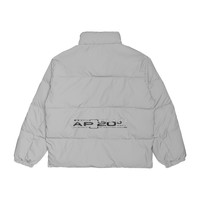 AAPE+运动男装秋冬反光字母印花宽松厚款夹克外套7569XXJ