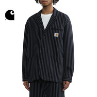 Carhartt WIP西装外套男装经典LOGO标签鱼骨布条纹宽版23A021L