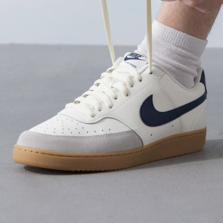 耐克（NIKE）男鞋2024夏COURT VISION LO复古牛筋大底低帮透气休闲板鞋HF1068 HF1068-133 复古牛筋大底 42.5