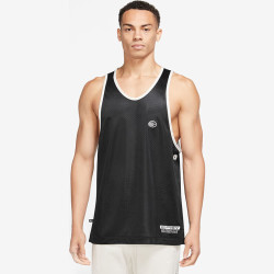 NIKE 男子运动背心舒适DF MESH JERSEY背心DX0334-010黑XL