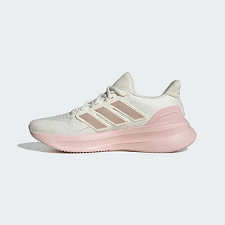 adidas ULTRARUN 5 W舒适跑步鞋女子阿迪达斯IE8800 汉玉白/奇迹灰褐棕/黑色 36