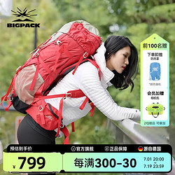 派格 BIGPACK登山包乞力马扎罗大容量户外徒步野营双肩背包  50+10L