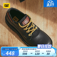 卡特彼勒CAT卡特皮鞋男女鞋舒适出行时尚百搭中性鞋AMEND 黑色