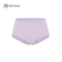 NEIWAI内外新款轻薄罗纹中腰内裤少尺码细腻罗纹面料清爽滑弹贴合舒适 紫麻糬(兰紫色) S-M