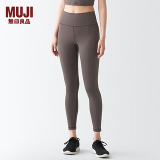 MUJI 無印良品 无印良品（MUJI） Walker 女式 易干 收腿裤 BIH02A3S 打底裤 中灰色