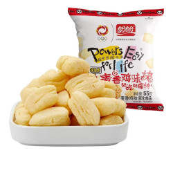 PANPAN FOODS 盼盼 麦香鸡味块 55g*1包 + 上好佳田园薯片12g*1包*好丽友呀土豆 12g*1袋
