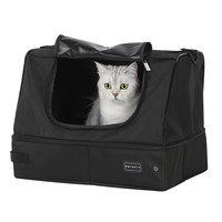 petsfit宠适全封闭猫砂盆大号防臭猫厕所可折叠易携带车载旅行