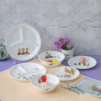 康宁(VISIONS)康宁餐具 史努比儿童系列6件组耐热玻璃餐具套装6-SNOOPY/CN
