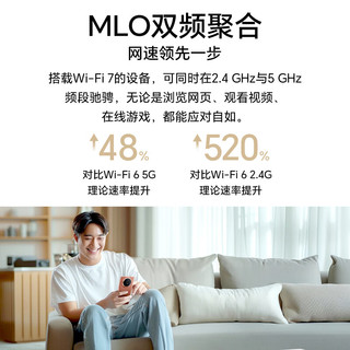 HONOR 荣耀路由5 千兆版 双频3600M 家用千兆Mesh无线路由器 Wi-Fi 7 白色 单个装