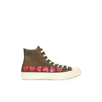 COMME des GARÇONS Play X Converse 川久保玲匡威高帮帆布鞋