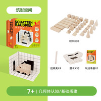 豚小蒙Dusyma空间思维训练立体投影积木逻辑数学儿童玩教具 筑影空间