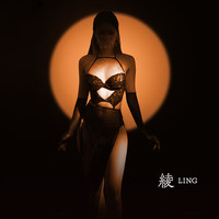 绫天生丝滑lingerie「姿涩」超薄丝滑半透勾勒玲珑蛮腰烫金刺绣鱼骨胸衣套装 Black黑色 M码「155cm-175cm」