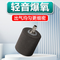 鱼呼吸鱼缸水族箱增氧泵用气泡石沙头配件轻音 【气泡石1个装】附配件