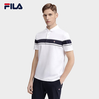 FILA 斐乐 男子短袖POLO衫简约翻领商务休闲T 175/96A/L