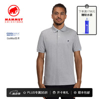 猛犸象(MAMMUT)Matrix 男士户外运动速干衣透气短袖百搭舒适polo衫 铝灰色 PRT1 M
