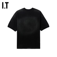 I.T We11Done 趣味手写logo印花 黑色 S码 女士T恤