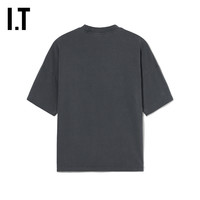 IT We11Done女装水洗做旧短袖T恤复古街潮logo涂鸦印花半袖