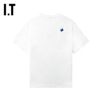 IT ADER error女装短袖T恤时尚街潮色块拼色印花半袖YTS3OWXM