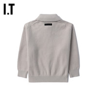 IT ESSENTIALS童装polo领针织衫基础简约纯色薄毛衣32334KML