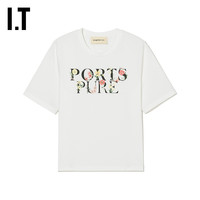 I.T logo印花 女士T恤  PKL/粉红色，WHX/白色 S，M，L，XS