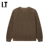 IT JUUN.J男装圆领针织衫时尚型男做旧效果宽松毛衣951P11ML