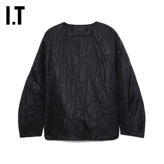 IT MARFA STANCE女装无领绗缝夹克两面穿排扣外套WQL05XXL