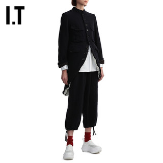 IT CDG tricot COMME des GARÇONS女装燕尾服式毛呢西装呢子外套