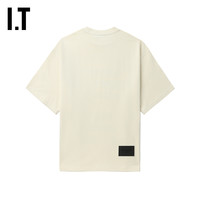 I.T We11Done 女士宽松短袖T恤 复古logo印花 圆领 白色 XS