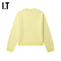 IT A.P.C.女装合身圆领针织衫青春时尚竖条纹薄毛衣F23298XM