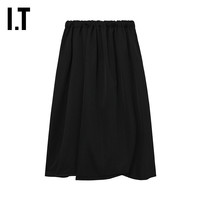 IT CDG COMME des GARCONS女装叠层阔腿七分休闲裤裙裤P007XM