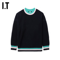 IT CFCL男装网眼镂空织针织衫时尚质感透视薄毛衣7KN187MM