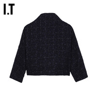IT CDG COMME DES GARCONS COMME DES GARCONS女格纹毛呢夹克外套