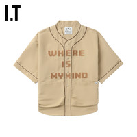 IT COMFY OUTDOOR GARMENT男装宽松半袖衬衫复古潮男01S01JMM