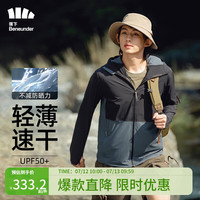 蕉下(beneunder)防晒衣男士外套夹克春秋薄款透气户外高弹凉感休闲US105