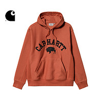 Carhartt WIP卫衣男装春夏学园风美式水牛图案布章刺绣连帽31409K