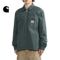 Carhartt WIP衬衫男装春季经典LOGO标签口袋拉链长袖工装卡哈特