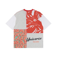 Aape女装春夏猿颜迷彩拼接字母印花宽松潮流短袖T恤1518XAM