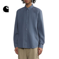 Carhartt WIP衬衫男装春季经典LOGO刺绣水洗长袖休闲卡哈特