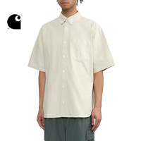 Carhartt WIP衬衫男装春季经典LOGO刺绣口袋宽版短袖卡哈特