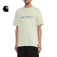  carhartt WIP 经典LOGO字母印花 男士短袖T恤  BGD/米黄色，GRD/绿色，GY2/灰色，PKB/粉红色，WHB/白色 S，M，L，XL